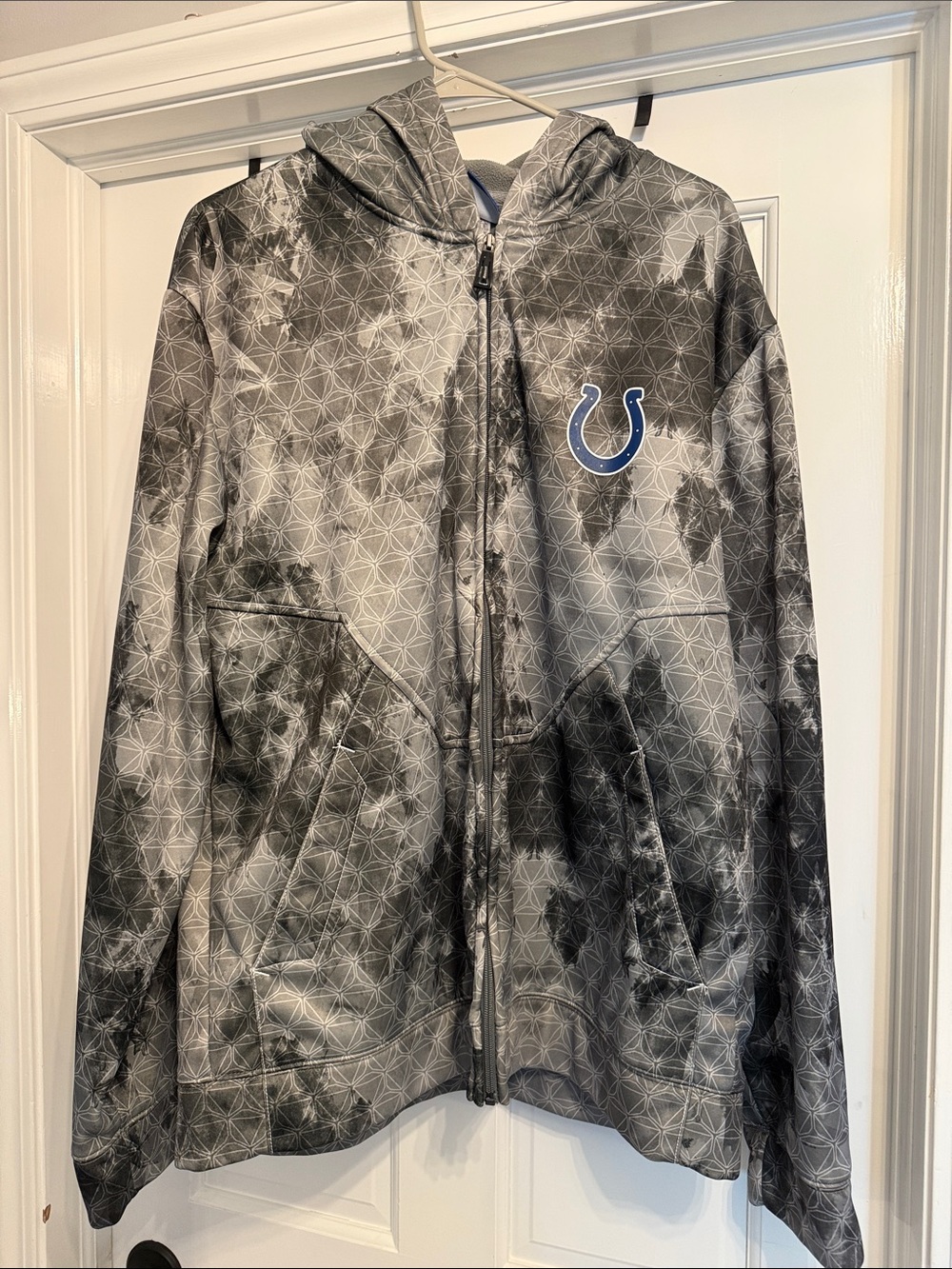 Indianapolis Colts Gray Hooded sweatshirt size large men’s